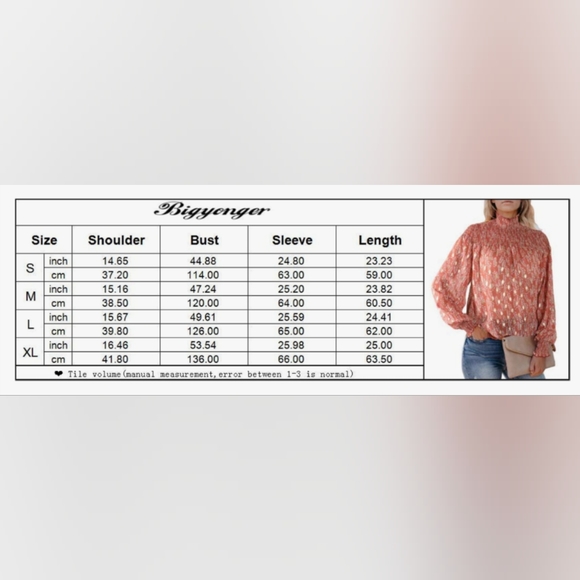 Bigyonger Sheer Shirred High Neck Blouse With Metallic Accents Red Bean Paste - Picture 4 of 11